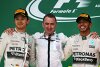 Bild zum Inhalt: Wie Senna und Prost: Mercedes adelt Hamilton und Rosberg