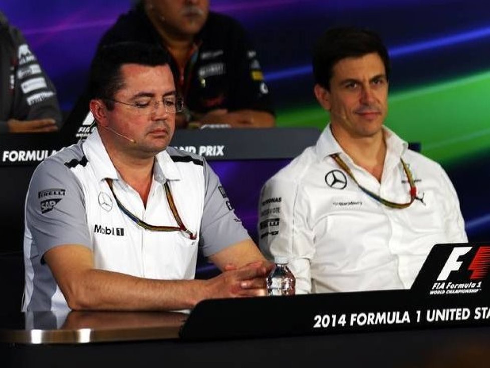Monisha Kaltenborn, Vijay Mallya, Eric Boullier, Toto Wolff