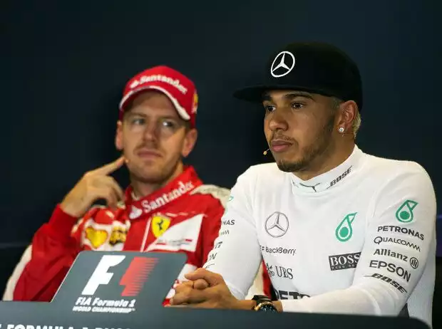 Lewis Hamilton, Sebastian Vettel Titel-Bild zur News: Lewis Hamilton, Sebastian Vettel