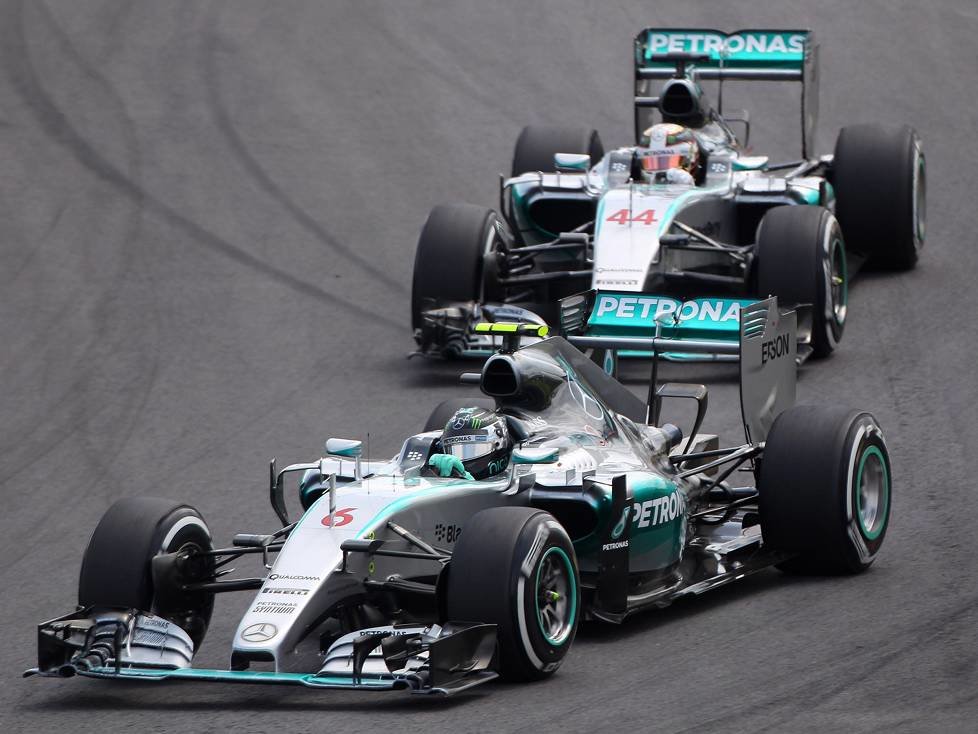 Nico Rosberg, Lewis Hamilton