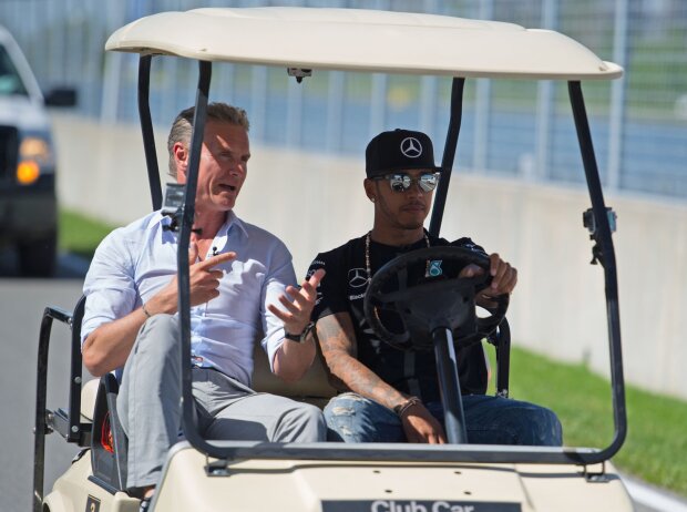 Lewis Hamilton, David Coulthard Lewis Hamilton, David Coulthard