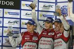 Marcel F?ssler, andre Lotterer und Benoit Treluyer (Audi Sport) 