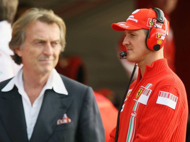 Titel-Bild zur News: Michael Schumacher, Luca di Montezemolo