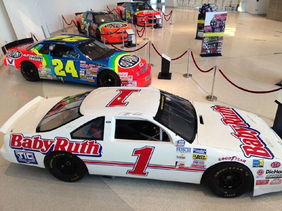 Jeff-Gordon-Sonderausstellung in der NASCAR Hall of Fame in Charlotte