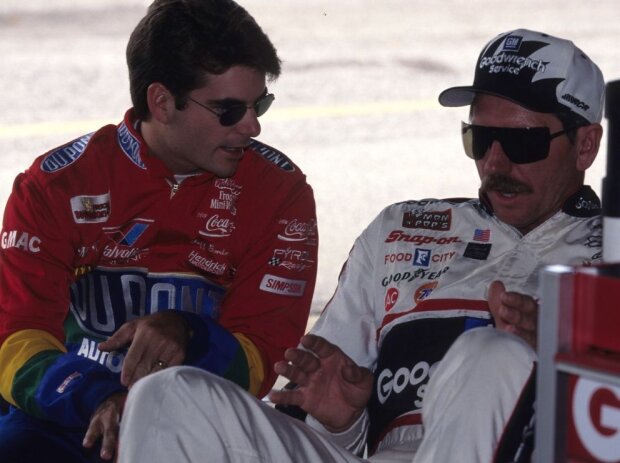 Jeff Gordon und Dale Earnhardt