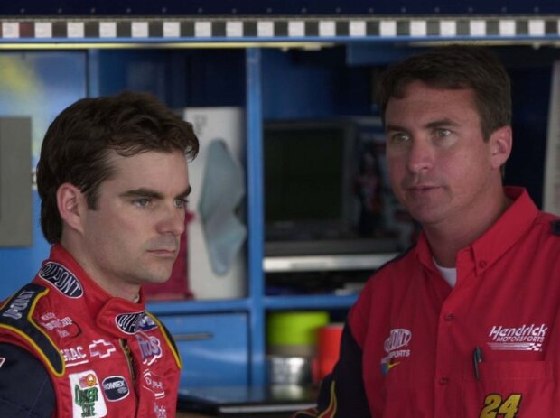 Jeff Gordon und Robbie Loomis Jeff Gordon und Robbie Loomis