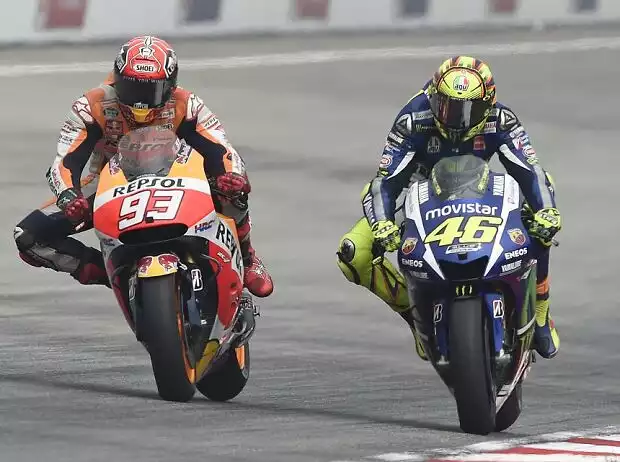 Valentino Rossi, Marc Marquez Titel-Bild zur News: Valentino Rossi, Marc Marquez