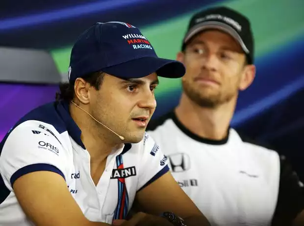 Felipe Massa, Jenson Button Titel-Bild zur News: Felipe Massa, Jenson Button