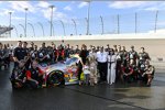 Gruppenbild vor dem letzten NASCAR-Rennen von Jeff Gordon (Hendrick)