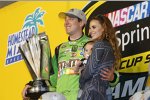 Kyle Busch (Gibbs) mit Ehefrau Samantha