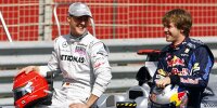 Bild zum Inhalt: Bernie Ecclestone: Vettel auf einer Stufe mit Schumacher