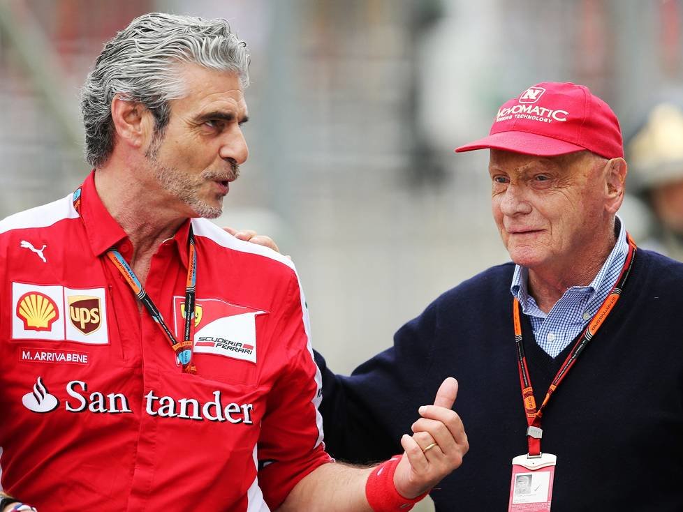 Maurizio Arrivabene, Niki Lauda