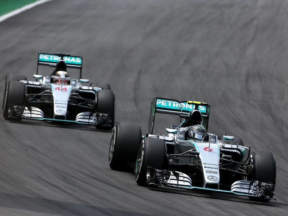 Nico Rosberg, Lewis Hamilton