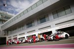 Das Citroen-Team in der Boxengasse