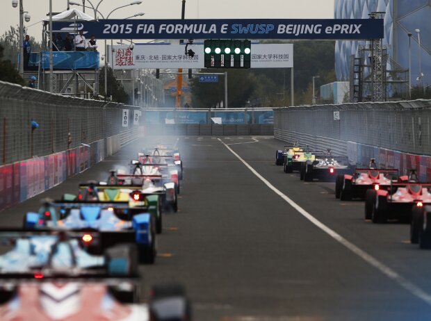 Start zum ePrix 2015 in Peking