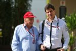 Niki Lauda und Toto Wolff (Mercedes)
