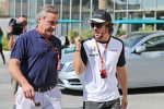 Carlos Sainz und Fernando Alonso (McLaren) 