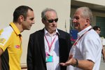 Cyril Abiteboul, Jerome Stroll (Renault) und Helmut Marko (Red Bull)
