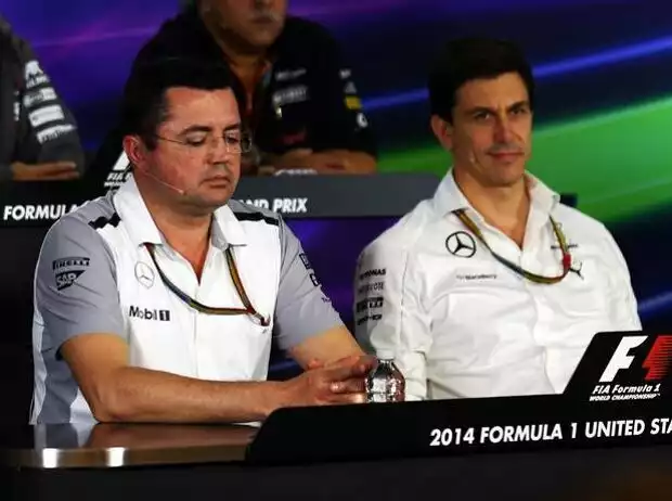Eric Boullier, Toto Wolff Titel-Bild zur News: Eric Boullier, Toto Wolff
