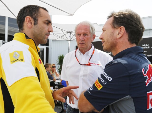 Cyril Abiteboul, Christian Horner Cyril Abiteboul, Christian Horner