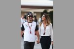 Fernando Alonso (McLaren) und Lara Alvarez
