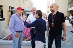Niki Lauda, Helmut Marko und Alain Prost 