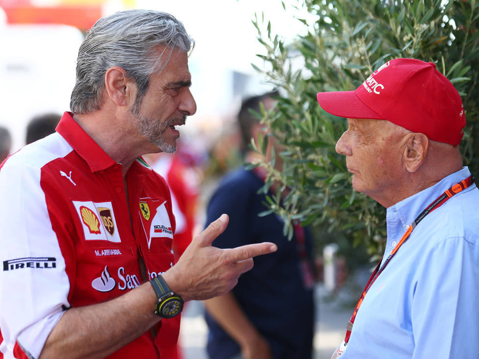 Maurizio Arrivabene, Niki Lauda