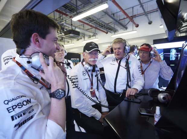 Toto Wolff, Dieter Zetsche, Thomas Weber, Niki Lauda Toto Wolff, Dieter Zetsche, Thomas Weber, Niki Lauda