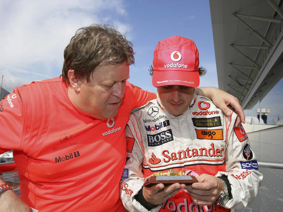 Norbert Haug und Fernando Alonso