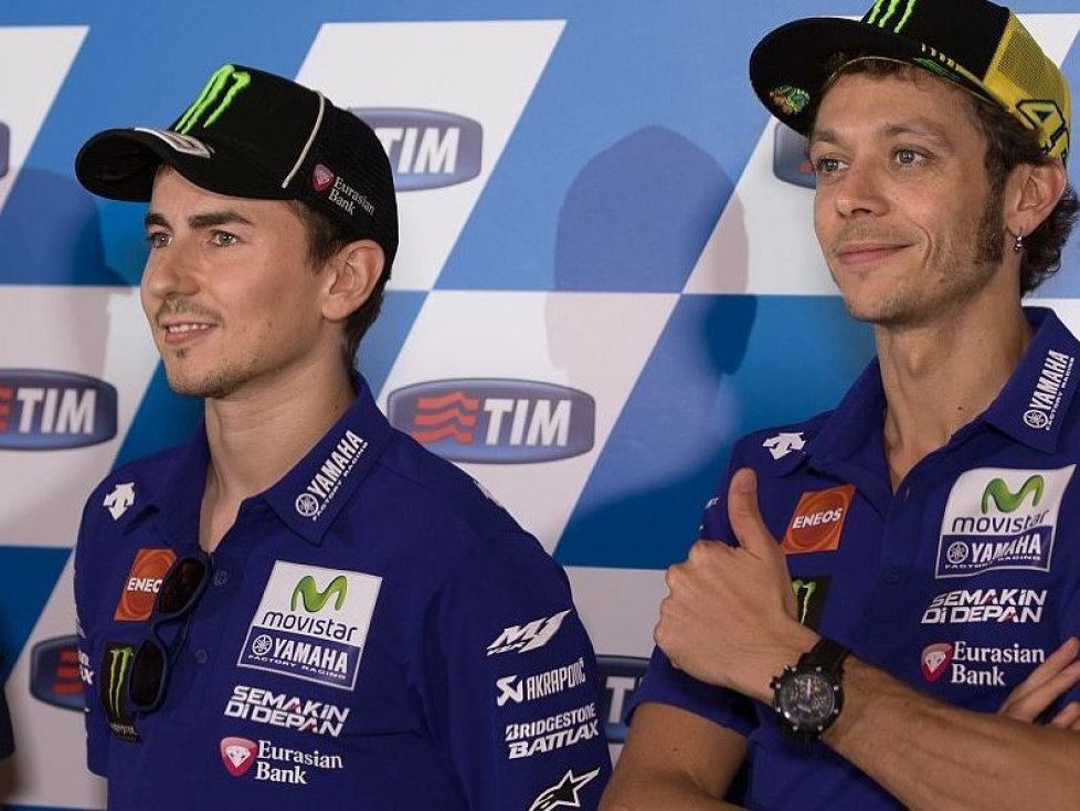 Jorge Lorenzo, Marc Marquez, Valentino Rossi
