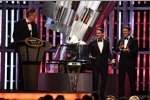 NASCAR-Chef Brian France, Jeff Gordon und Tom Cruise