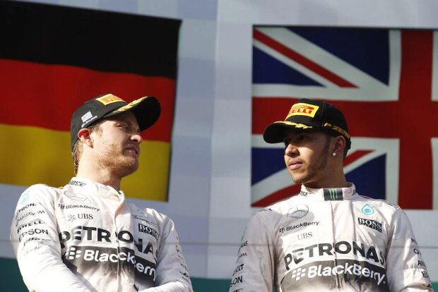 Nico Rosberg Lewis Hamilton Mercedes Mercedes AMG Petronas Formula One Team F1 ~Nico Rosberg (Mercedes) und Lewis Hamilton (Mercedes) ~ 