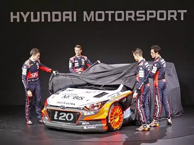 Präsentation Hyundai i20 WRC 2016 Titel-Bild zur News: Präsentation Hyundai i20 WRC 2016