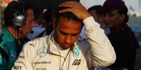 Bild zum Inhalt: Lewis Hamilton gibt zu: Er wollte auf die Strategie pfeifen