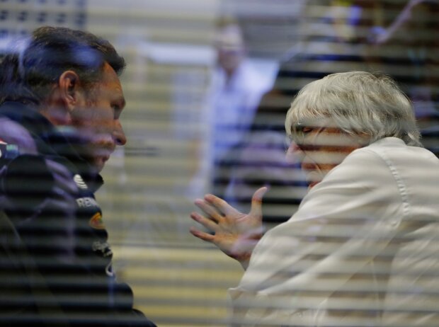 Christian Horner, Bernie Ecclestone Christian Horner, Bernie Ecclestone