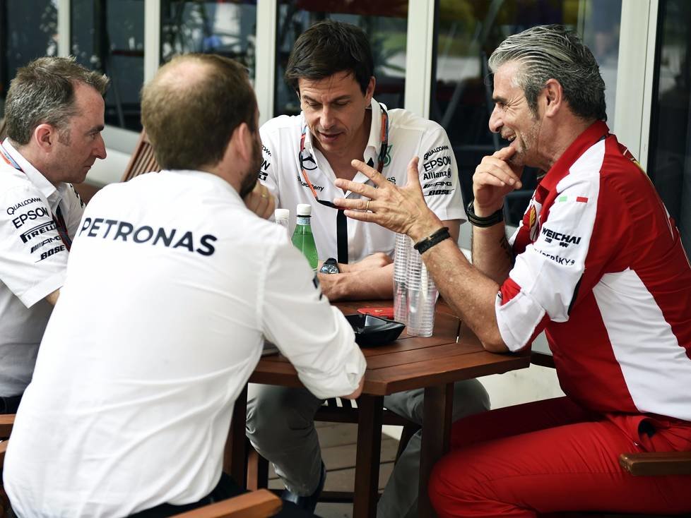 Toto Wolff, Maurizio Arrivabene