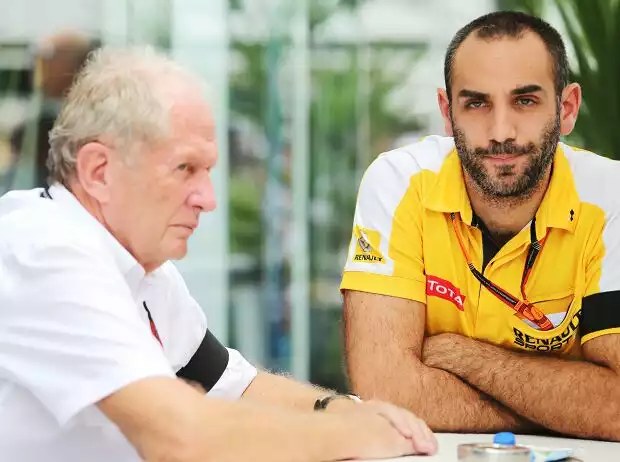 Helmut Marko, Cyril Abiteboul Titel-Bild zur News: Helmut Marko, Cyril Abiteboul