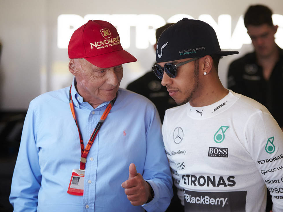 Niki Lauda, Lewis Hamilton