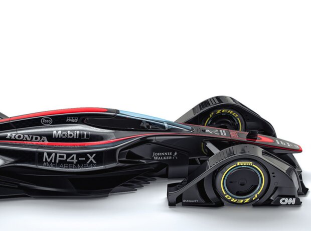 Titel-Bild zur News: McLarens Konzeptstudie MP4-X