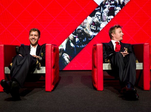 Kimi Räikkönen, Sebastian Vettel Kimi Räikkönen, Sebastian Vettel