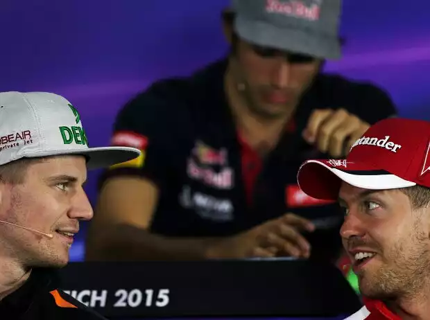 Nico Hülkenberg, Sebastian Vettel Titel-Bild zur News: Nico Hülkenberg, Sebastian Vettel