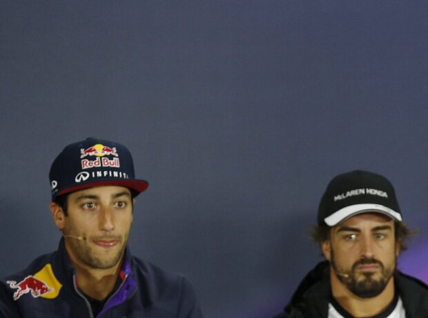 Daniel Ricciardo, Fernando Alonso Daniel Ricciardo, Fernando Alonso