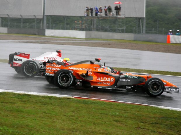 Adrian Sutil, Ralf Schumacher Adrian Sutil, Ralf Schumacher
