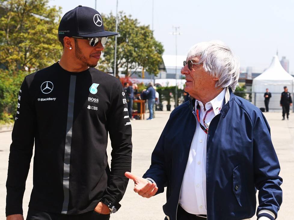 Lewis Hamilton, Bernie Ecclestone