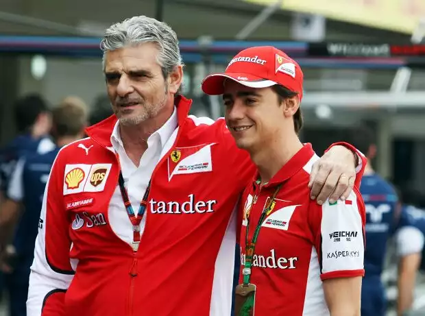 Maurizio Arrivabene, Esteban Gutierrez Titel-Bild zur News: Maurizio Arrivabene, Esteban Gutierrez