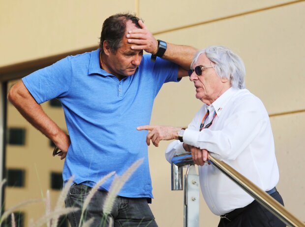 Gerhard Berger, Bernie Ecclestone Gerhard Berger, Bernie Ecclestone
