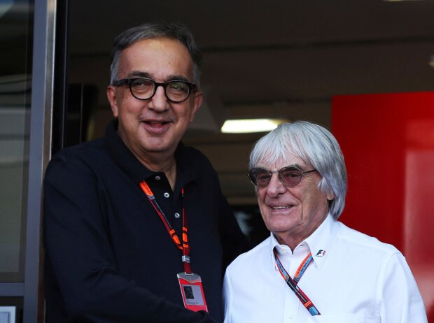 Bernie Ecclestone, Sergio Marchionne Bernie Ecclestone, Sergio Marchionne