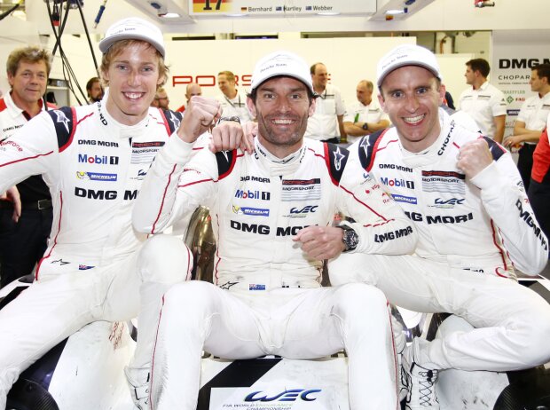 Mark Webber, Timo Bernhard, Brendon Hartley