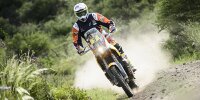 Bild zum Inhalt: Rallye Dakar: KTM-Fahrer Price holt zum Auftakt Tagessieg