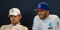 Bild zum Inhalt: Rosberg stichelt: Hamilton ein Plappermaul mit Dauerschleife